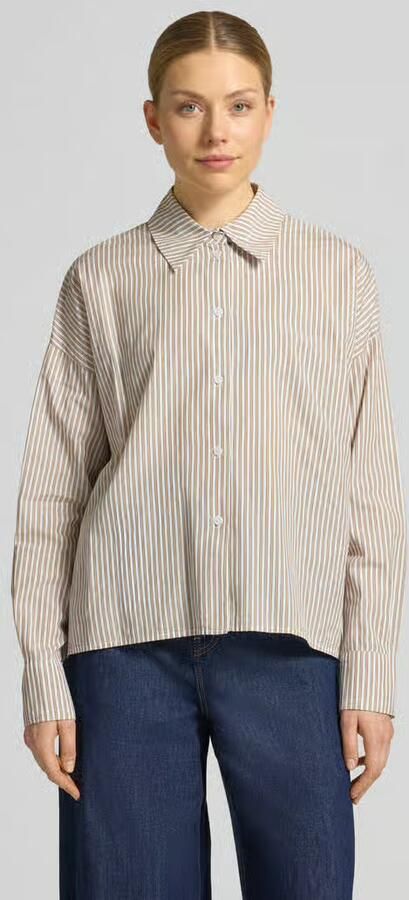 Drykorn relaxed fit blouse met overgesneden schouders model 'CLOELIA' - Foto 3