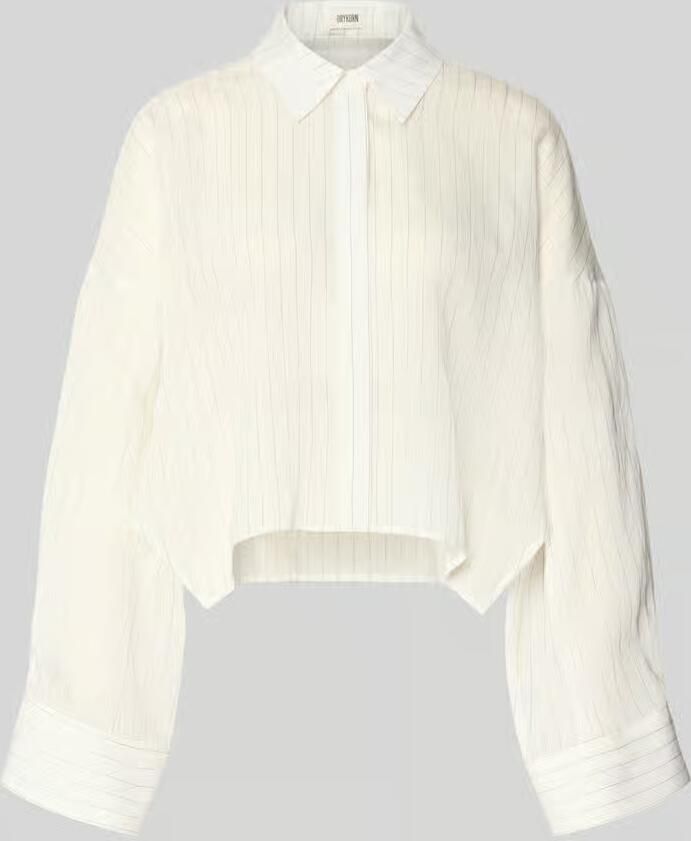 Drykorn relaxed fit blouse met verborgen knoopsluiting model 'OSHIA' - Foto 2