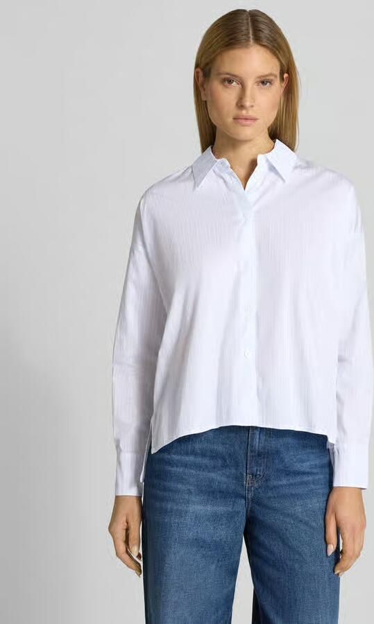 Drykorn Relaxed fit Blouse met verlengd rugpand Model 'CLOELIA' - Foto 3