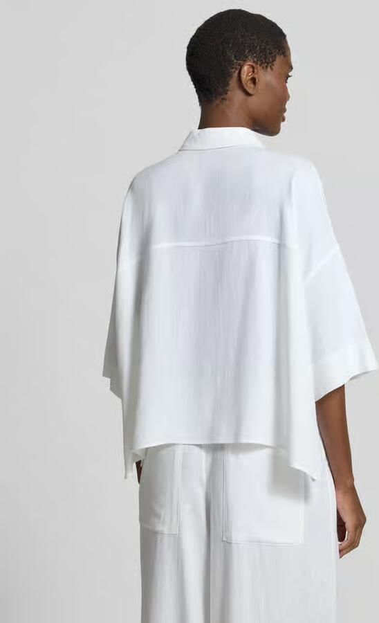 Drykorn relaxed fit blouse van linnen-viscosemix - Foto 3
