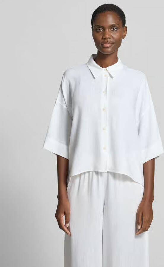 Drykorn relaxed fit blouse van linnen-viscosemix - Foto 2