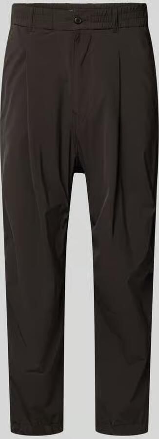Drykorn relaxed fit broek met bandplooien model 'Lirog' - Foto 2
