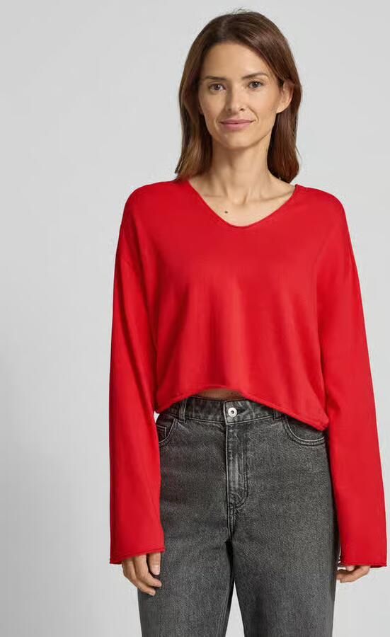 Drykorn Relaxed fit gebreide pullover met V-hals model 'SOMAIJA' - Foto 2