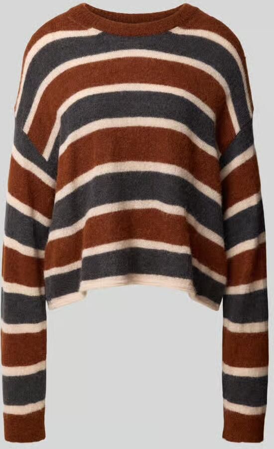 Drykorn relaxed fit gebreide pullover van alpacamix met wol