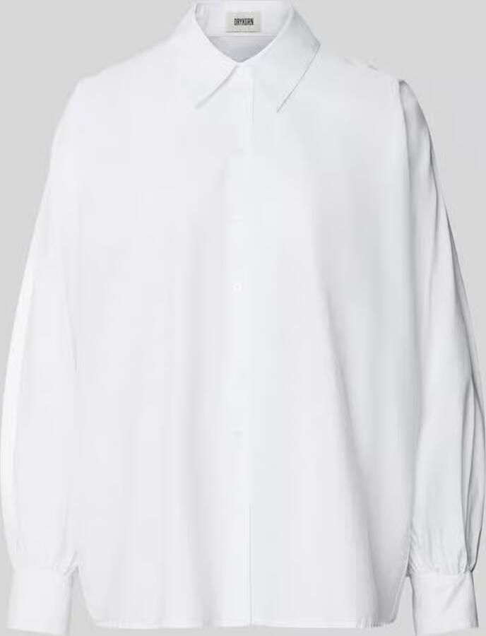 Drykorn Relaxed fit overhemdblouse met knoopsluiting model 'MOYALA' - Foto 2