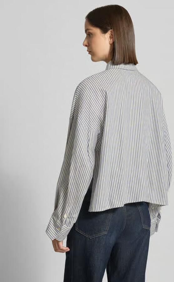 Drykorn relaxed fit overhemdblouse van pure katoen model 'OSHIA' - Foto 3