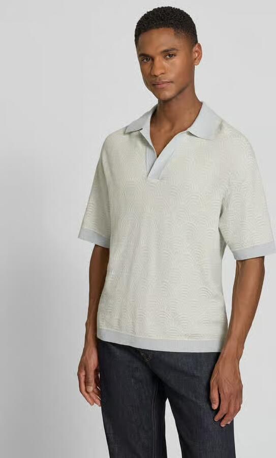 Drykorn relaxed fit poloshirt met V-hals model 'LAURENZZO' - Foto 4