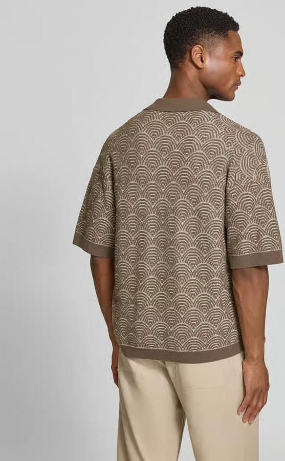 Drykorn relaxed fit poloshirt met V-hals model 'LAURENZZO' - Foto 3