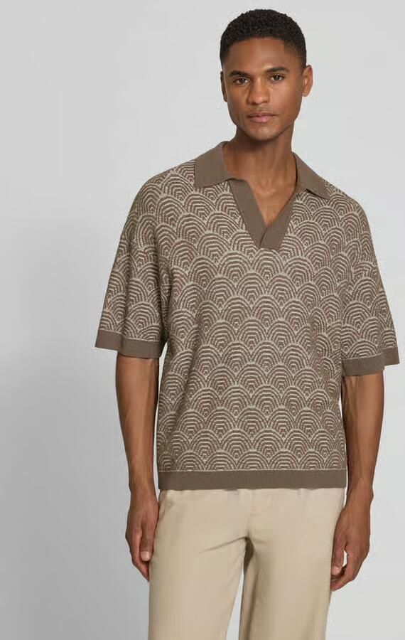 Drykorn relaxed fit poloshirt met V-hals model 'LAURENZZO' - Foto 2