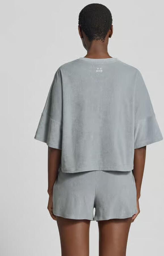 Drykorn relaxed fit T-shirt in bouclé-look - Foto 2