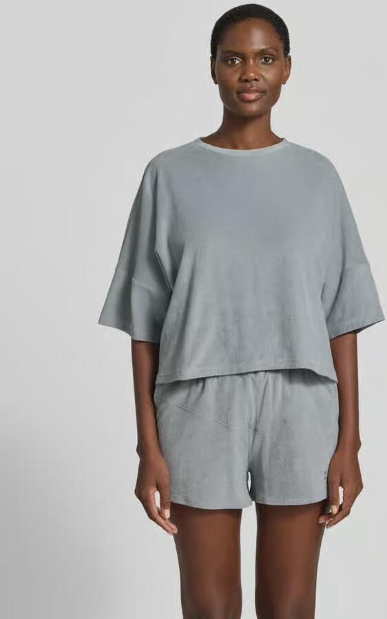 Drykorn relaxed fit T-shirt in bouclé-look - Foto 3