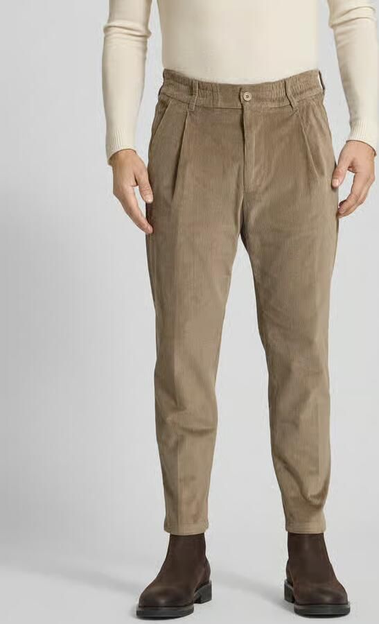 Drykorn Ribcordbroek met Franse steekzakken - Foto 2