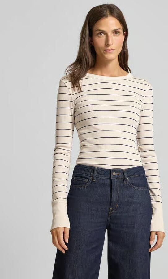 Drykorn Shirt met lange mouwen en ronde hals model 'NURIT' - Foto 2