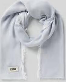 Drykorn Sjaal met Labeldetail en Met linnen en viscose Model 'PLINA'