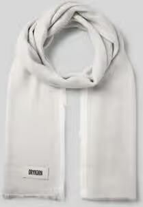 Drykorn Sjaal met Labeldetail en Met linnen en viscose Model 'PLINA'