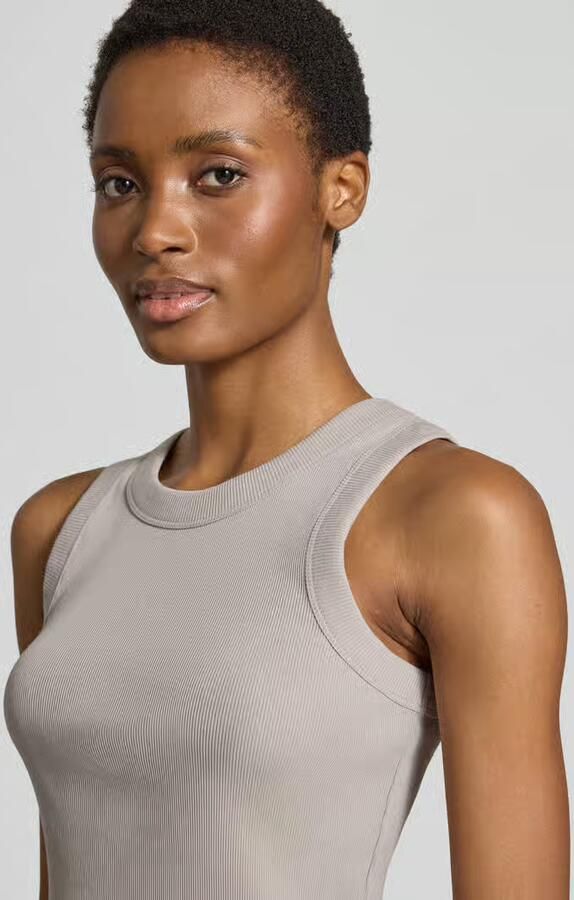 Drykorn skinny fit tanktop van puur katoen