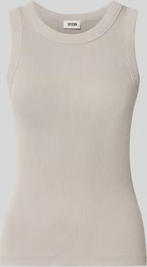 Drykorn skinny fit tanktop van puur katoen - Foto 2