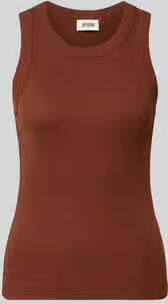 Drykorn skinny fit tanktop van puur katoen
