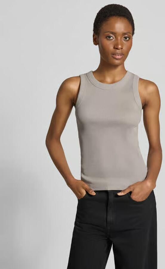 Drykorn skinny fit tanktop van puur katoen - Foto 2