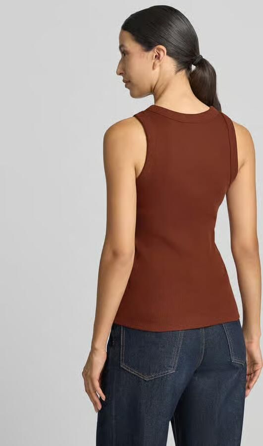 Drykorn skinny fit tanktop van puur katoen - Foto 3