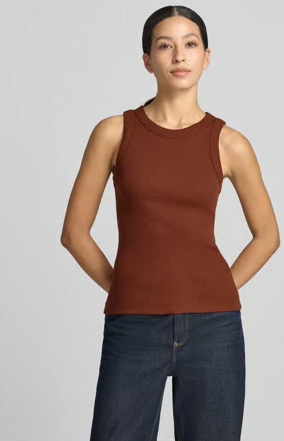 Drykorn skinny fit tanktop van puur katoen - Foto 2