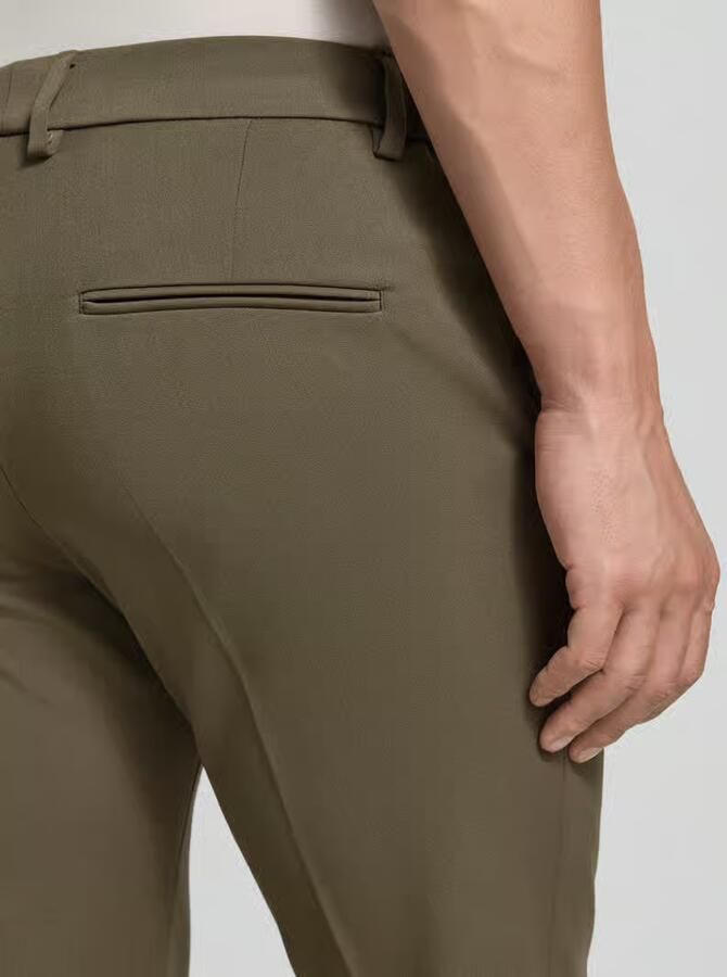 Drykorn Slim fit stoffen broek met persplooien model 'Ajend' - Foto 2