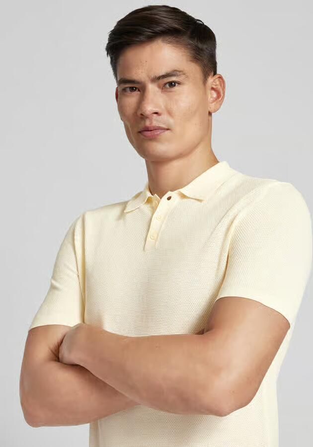 Drykorn Slim fit poloshirt met structuurmotief model 'Triton'