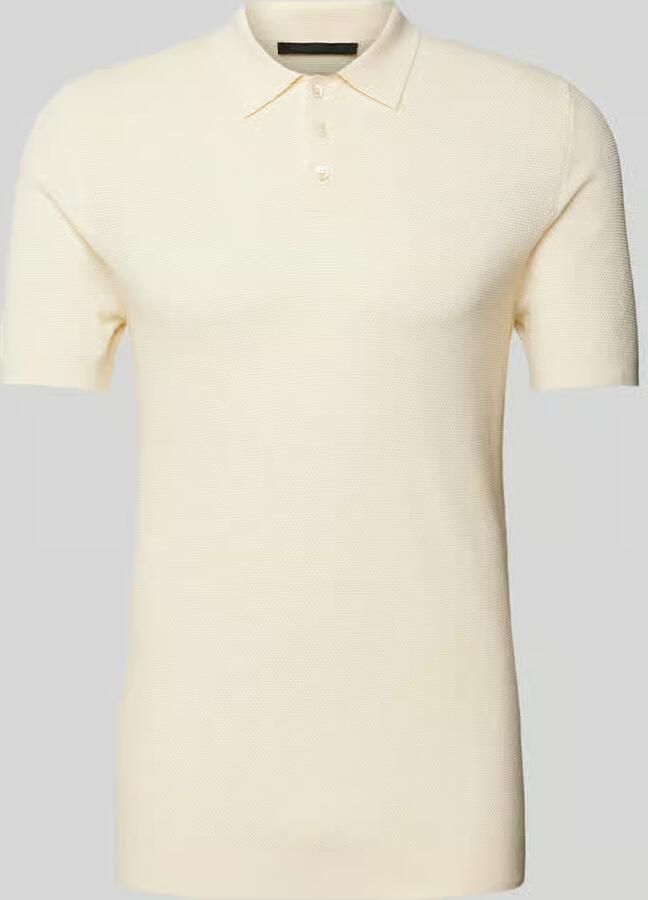 Drykorn Slim fit poloshirt met structuurmotief model 'Triton' - Foto 2
