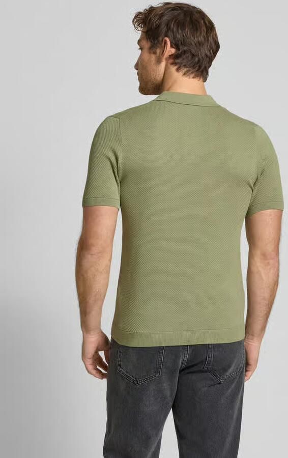 Drykorn Slim fit poloshirt met structuurmotief model 'TRITON' - Foto 3