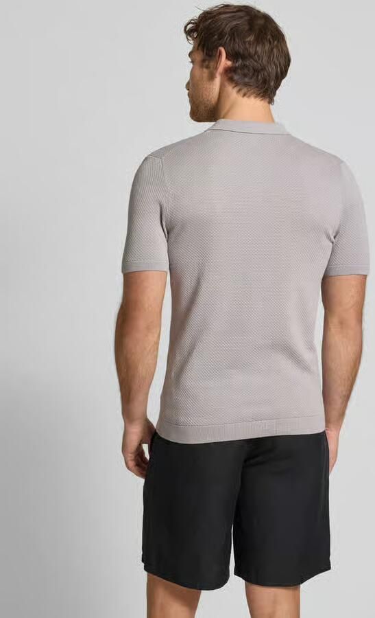 Drykorn Slim fit poloshirt met structuurmotief model 'TRITON'