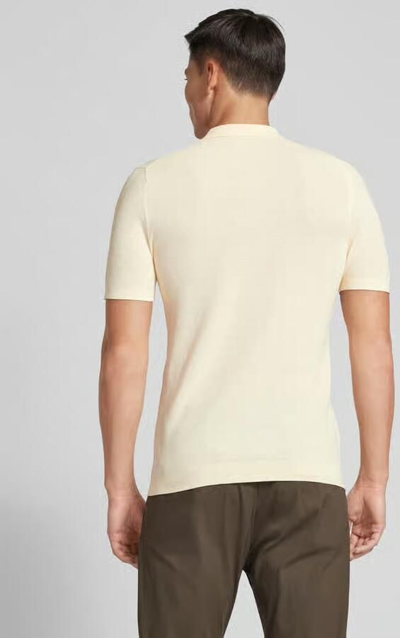 Drykorn Slim fit poloshirt met structuurmotief model 'Triton' - Foto 3