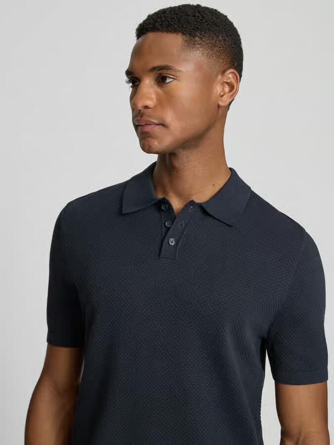 Drykorn Slim fit poloshirt met structuurmotief model 'TRITON'