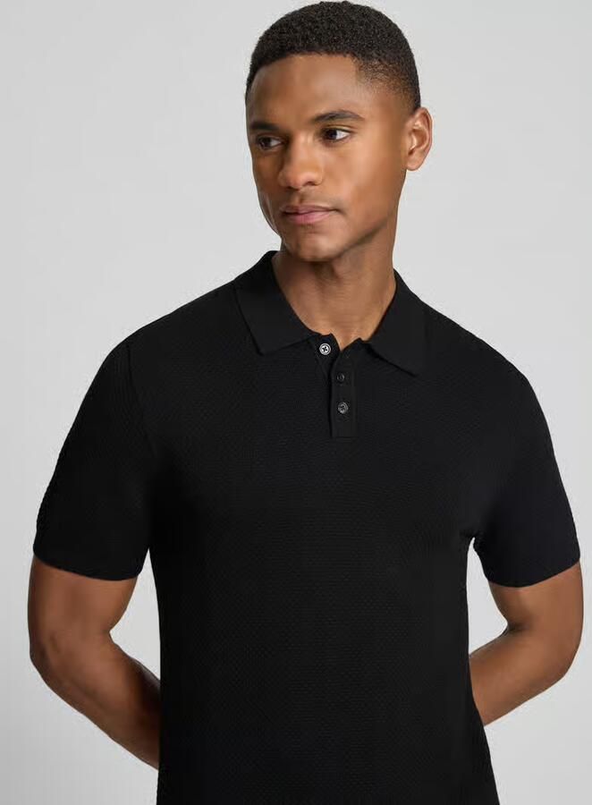 Drykorn Slim fit poloshirt met structuurmotief model 'TRITON'