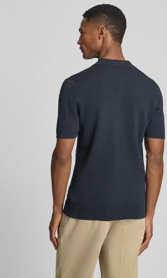 Drykorn Slim fit poloshirt met structuurmotief model 'TRITON' - Foto 3