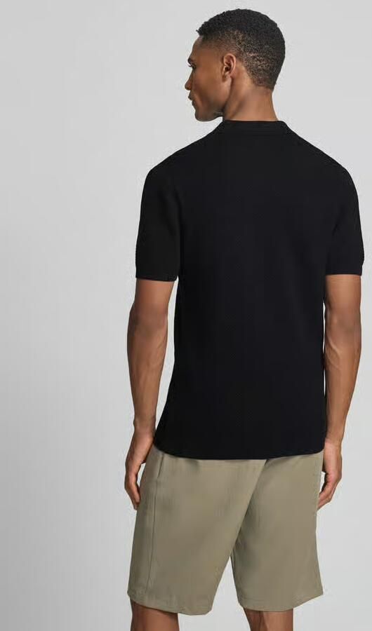 Drykorn Slim fit poloshirt met structuurmotief model 'TRITON' - Foto 4