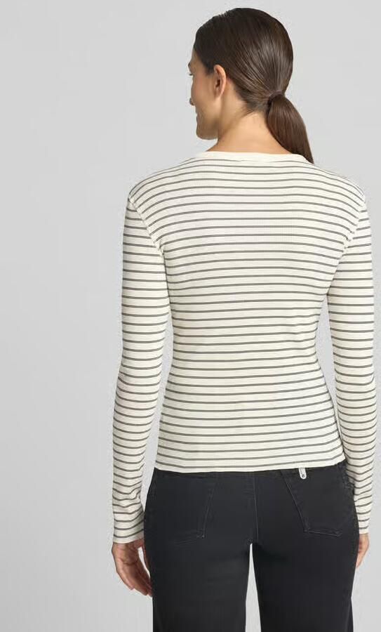 Drykorn Slim fit shirt met lange mouwen van pure katoen model 'NURIT' - Foto 2
