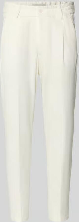 Drykorn Slim fit stoffen broek met plooi in de taille model 'Chasy' - Foto 2
