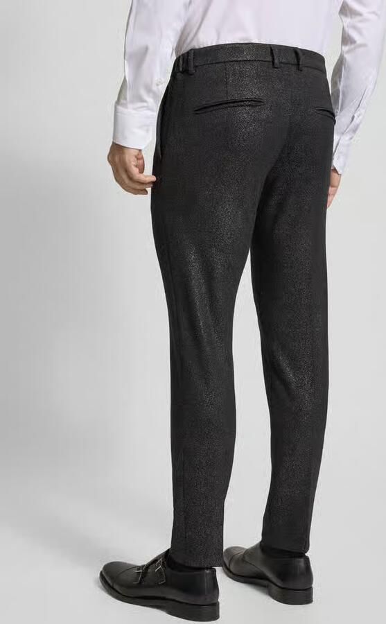 Drykorn Slim fit stoffen broek met riemlussen model 'AJEND'