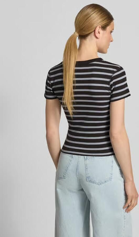 Drykorn slim fit T-shirt in riblook model 'Koale' - Foto 2