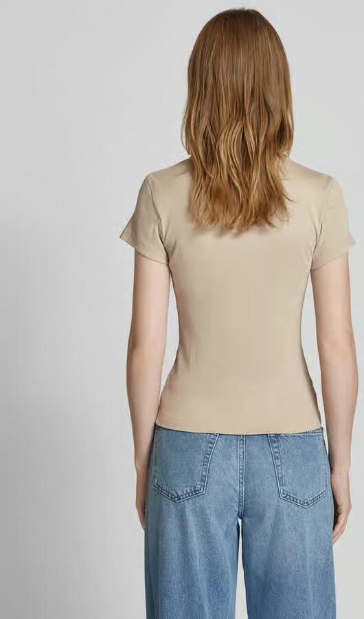 Drykorn Slim fit T-shirt met ronde hals model 'KOALE' - Foto 3
