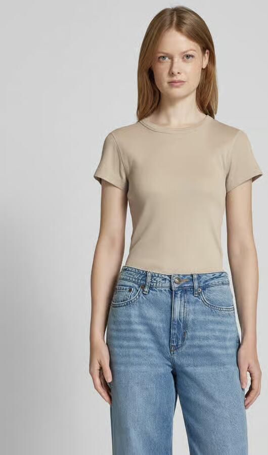 Drykorn Slim fit T-shirt met ronde hals model 'KOALE' - Foto 4