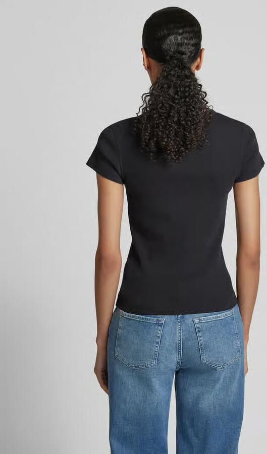Drykorn Slim fit T-shirt met ronde hals model 'KOALE'