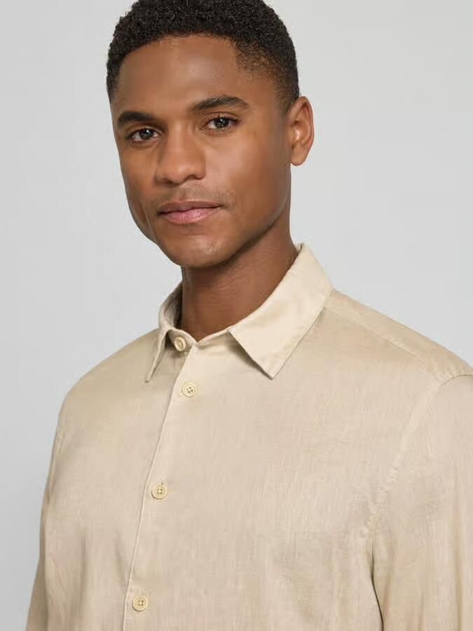 Drykorn slim fit vrijetijdshemd van linnen-katoenmengsel model 'RAMIS'