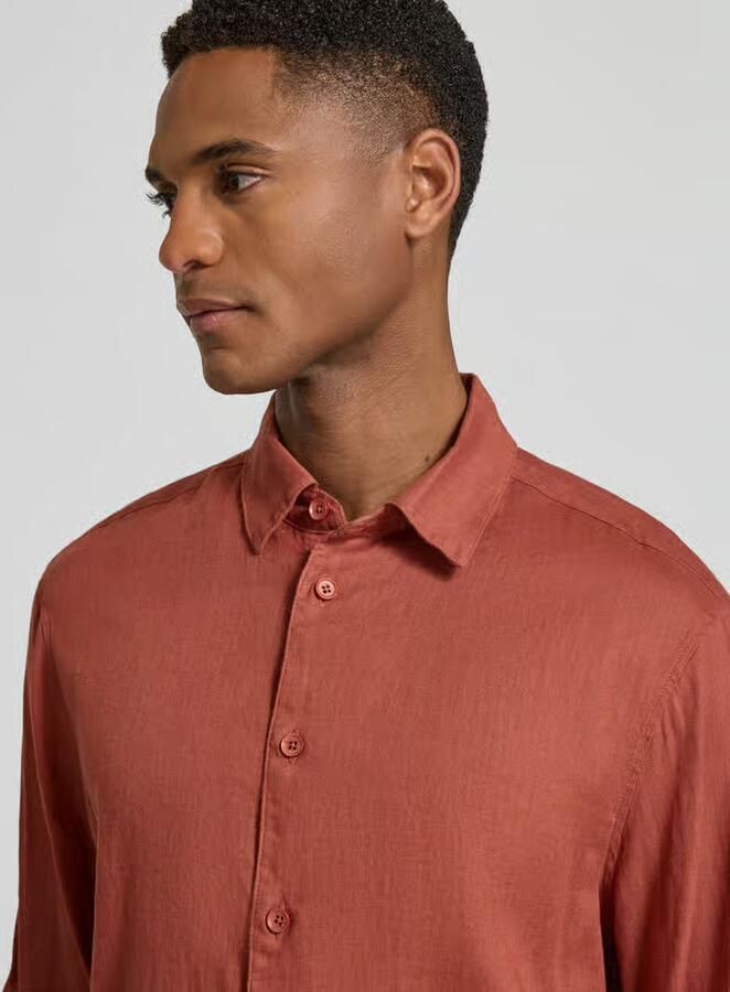 Drykorn slim fit vrijetijdshemd van linnen-katoenmengsel model 'RAMIS'