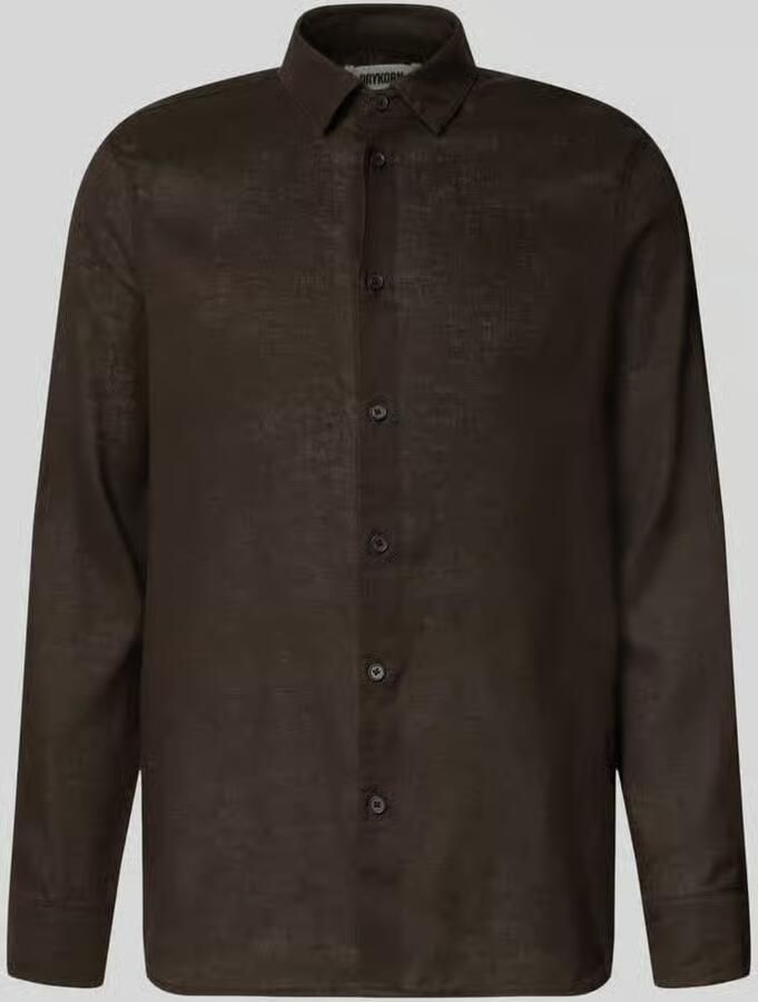 Drykorn slim fit vrijetijdshemd van linnen-katoenmengsel model 'RAMIS' - Foto 2