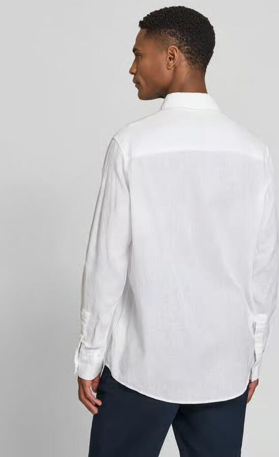 Drykorn slim fit vrijetijdshemd van linnen-katoenmengsel model 'RAMIS' - Foto 3