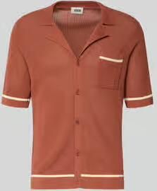 Drykorn slim fit vrijetijdsoverhemd in tricotlook model 'FLAVIRO'