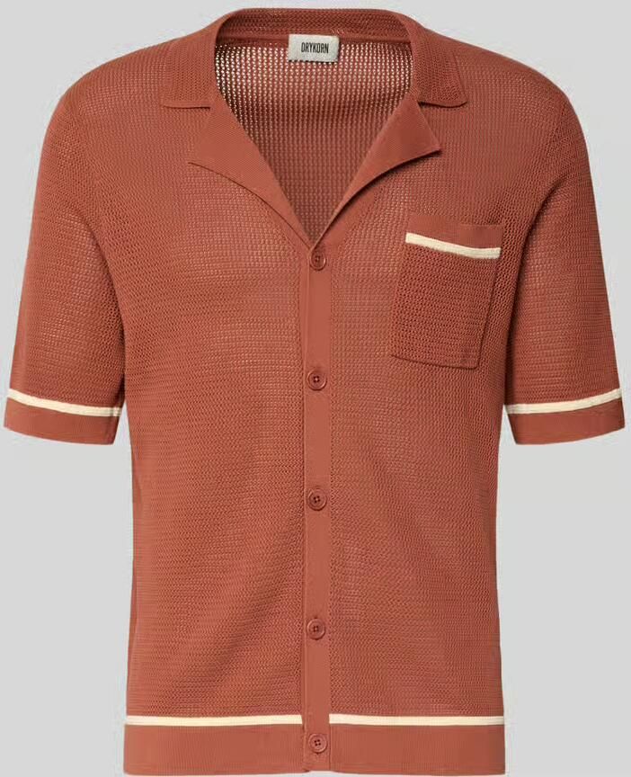 Drykorn slim fit vrijetijdsoverhemd in tricotlook model 'FLAVIRO' - Foto 2
