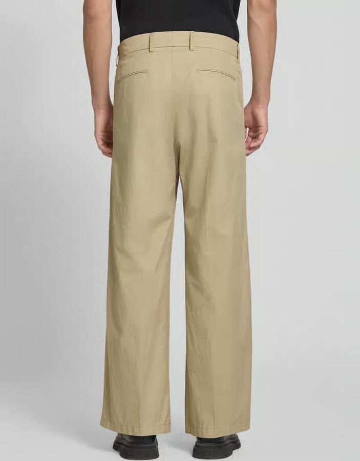 Drykorn Stoffen broek met biezen en steekzakken model 'LEEK'