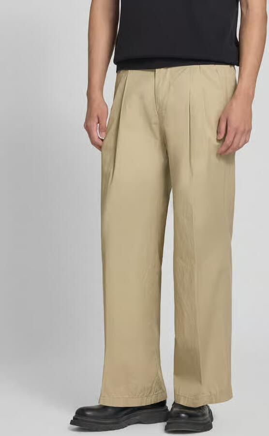 Drykorn Stoffen broek met biezen en steekzakken model 'LEEK' - Foto 3